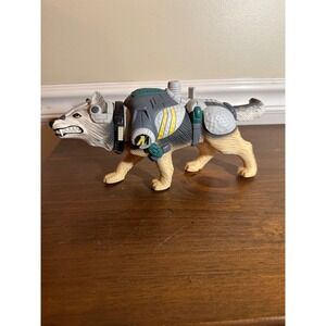 Vintage Action Man polar mission arctic wolf Figure Canine Robot Toy Grey